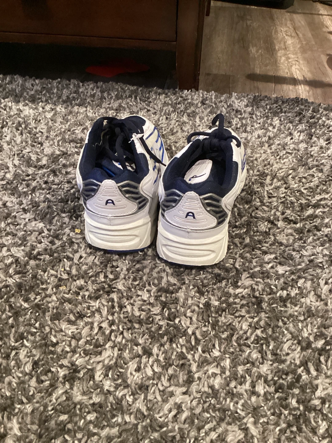Air Jump Running Shoes White and Blue - photo 3