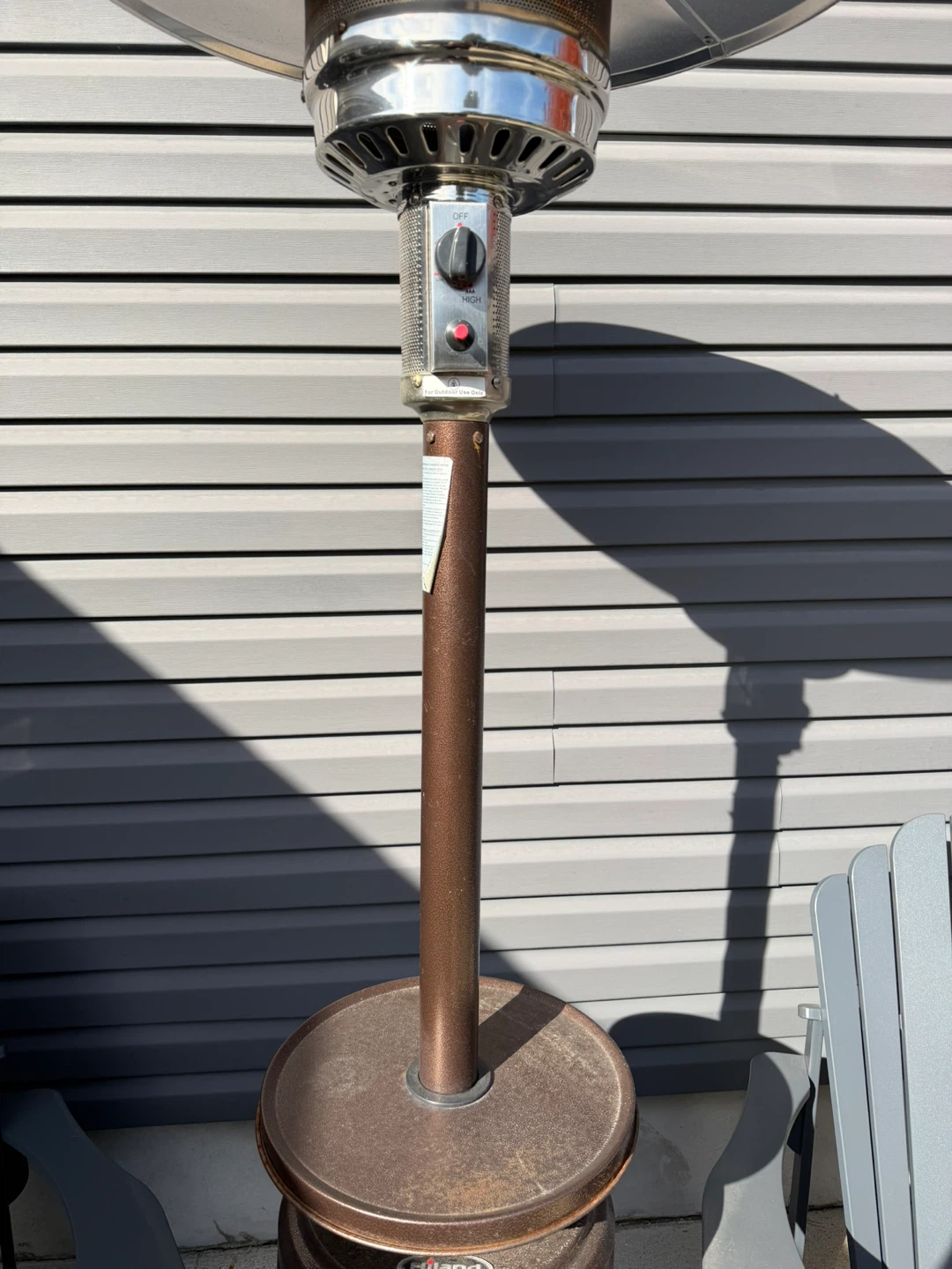 Hiland Propane Patio Heater With Steel Table, 48000 BTU - photo 3