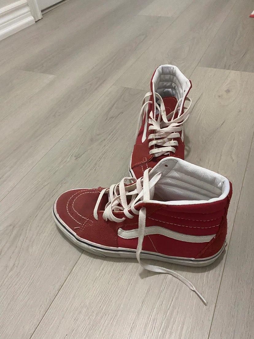 Red Vans Sk8-Hi Sneakers - photo 2