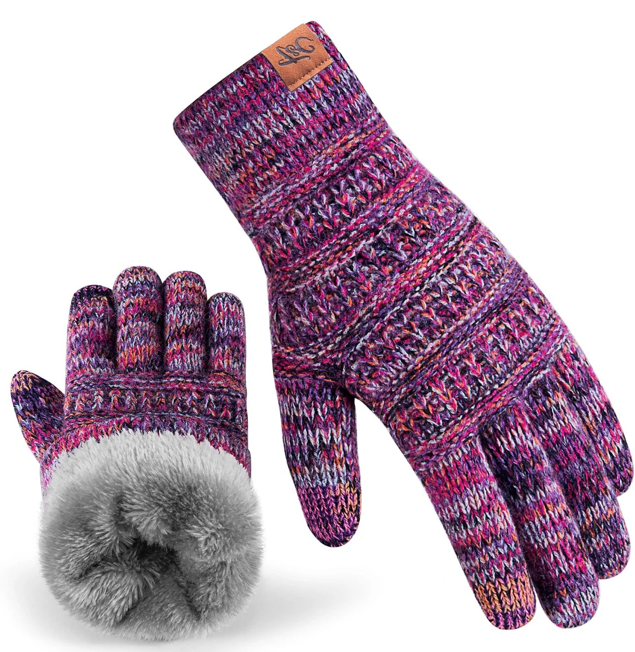 Multi-Tone Winter Gloves