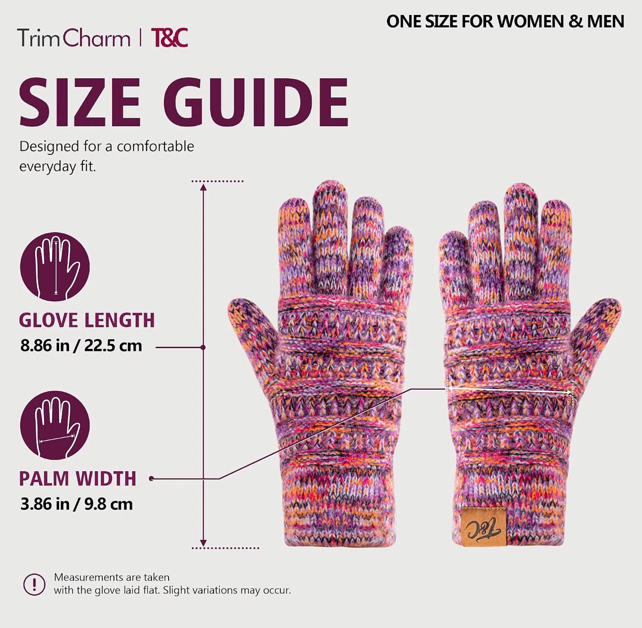 Multi-Tone Winter Gloves - photo 4