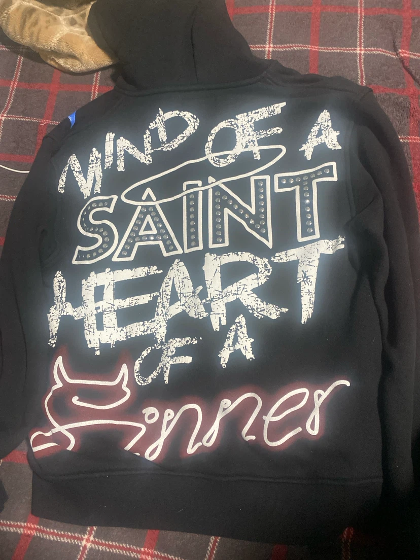 Black Graphic Hoodie - photo 2