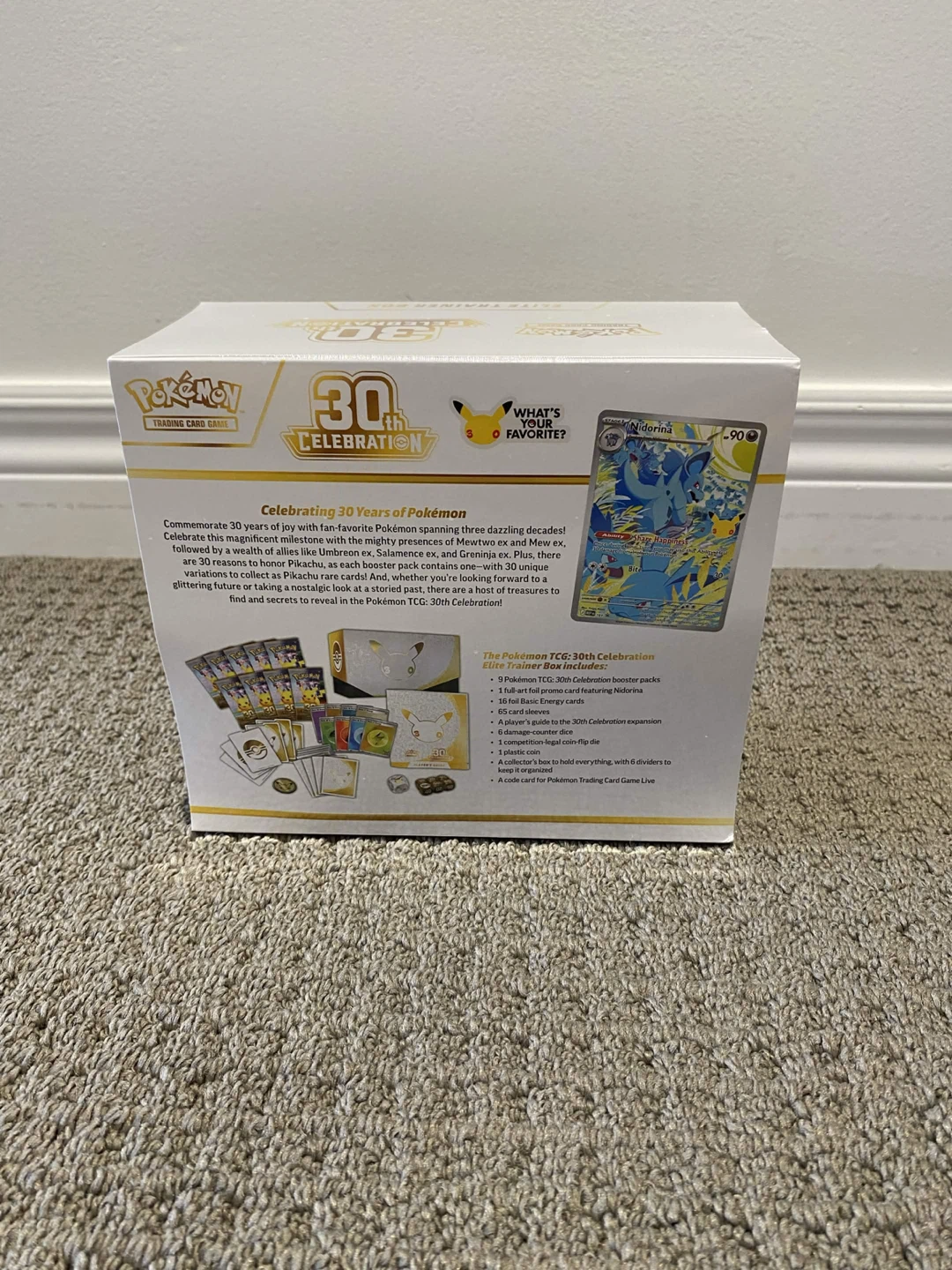 Pokémon TCG: 30th Celebration Elite Trainer Box ( etb ) - photo 3
