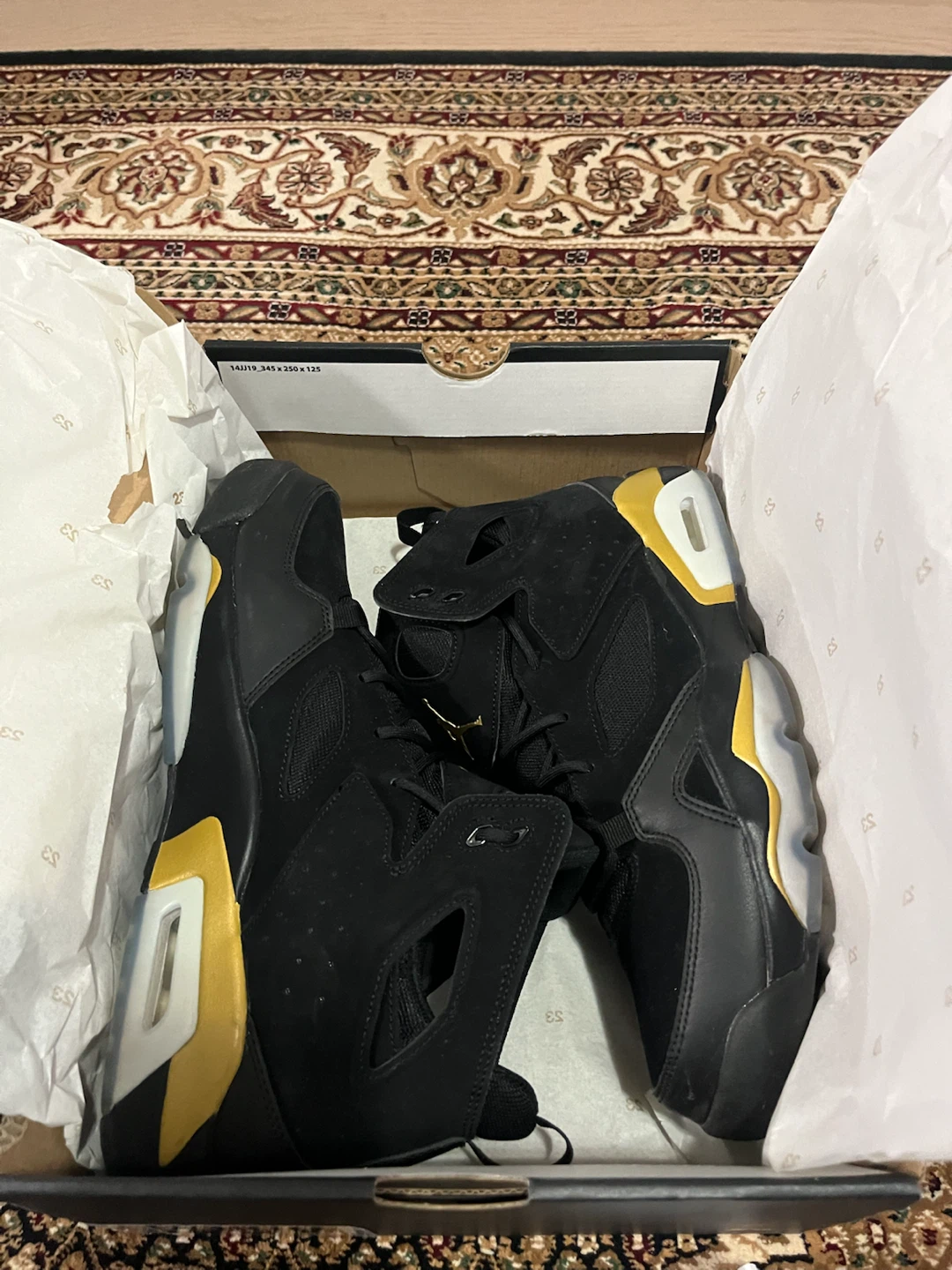 Nike Air Jordan Flight Club 91 Black Gold Size 10.5 - photo 4