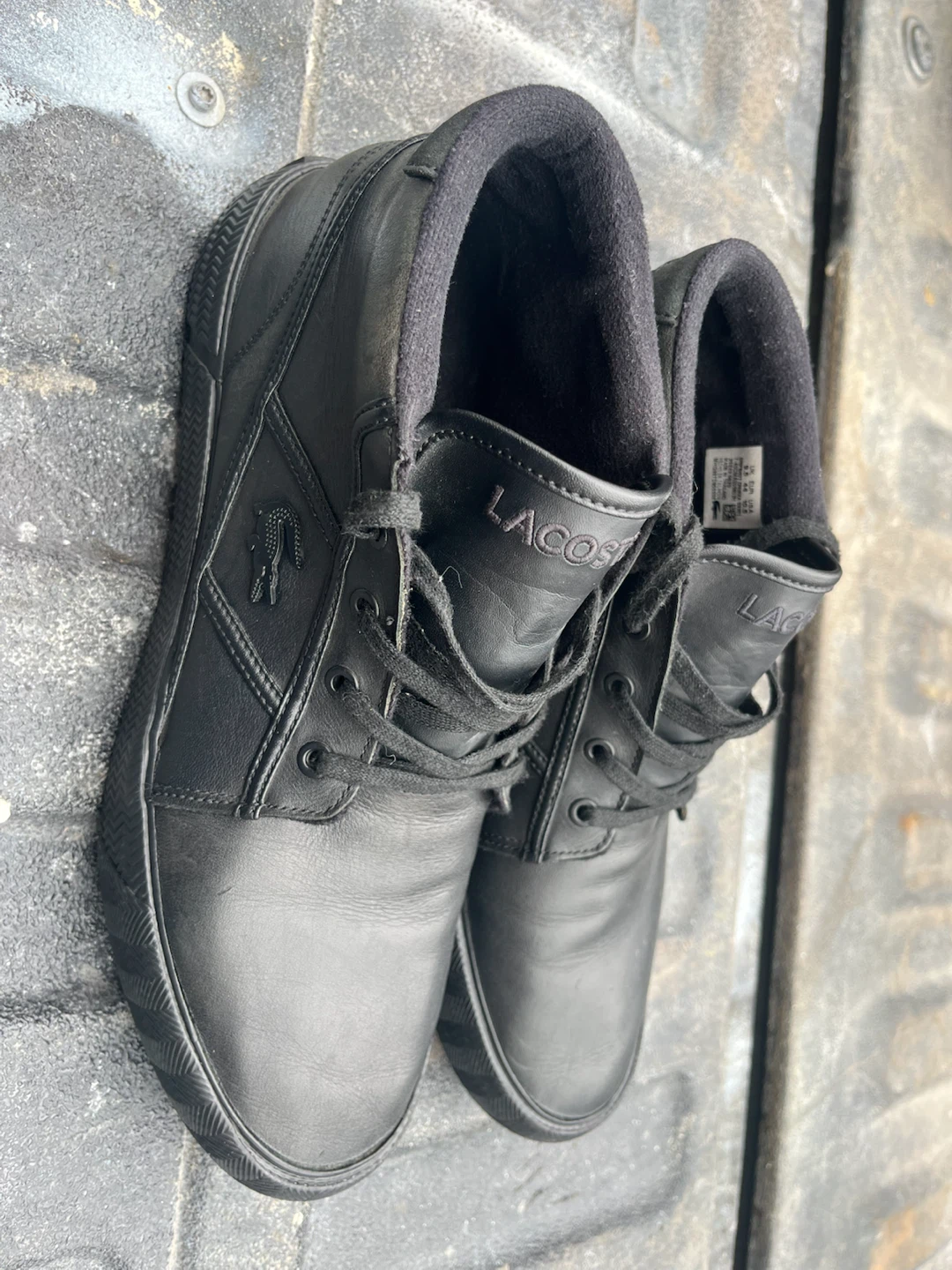 Lacoste Gripshot Chukka Shoes Black