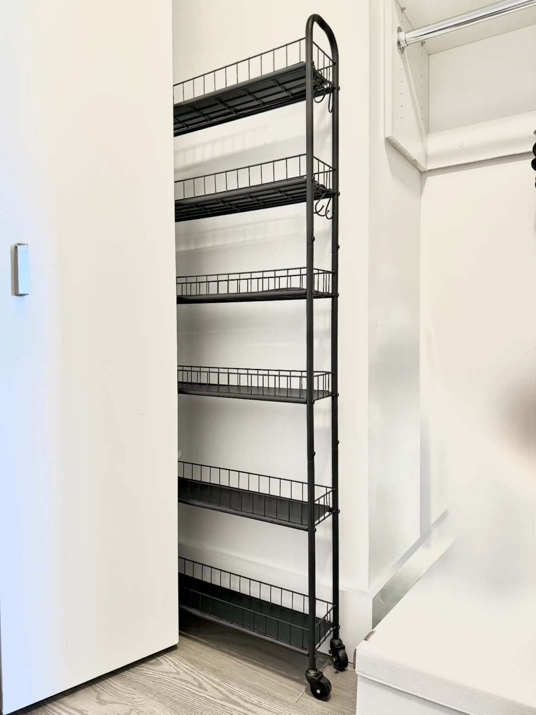 Slim (6”) Tall (68”) Storage for Narrow Spaces