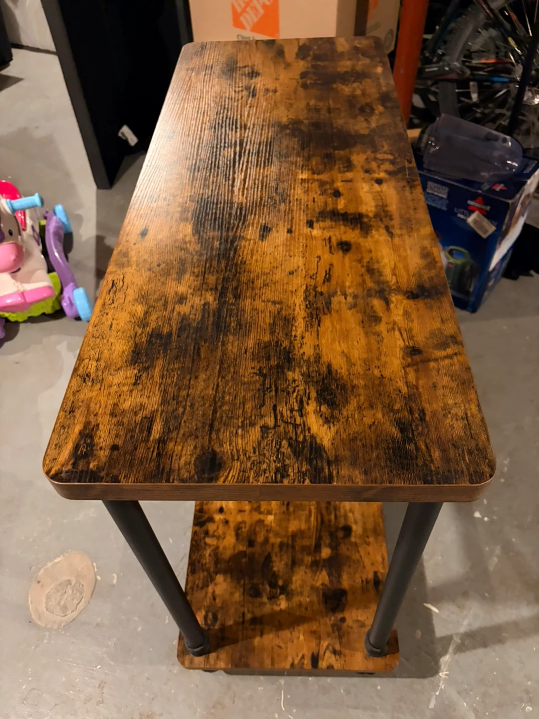 Rustic Industrial Console Table - photo 2