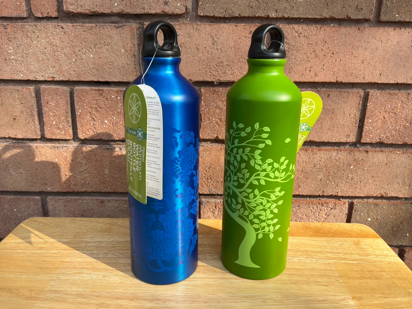 Gaiam 750ml Aluminum Water Bottles