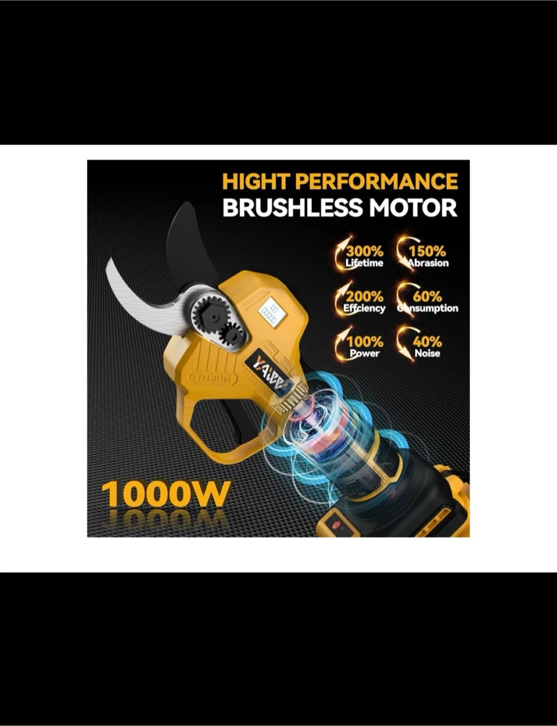 YAWV 20V Electric Pruning Shears - photo 3