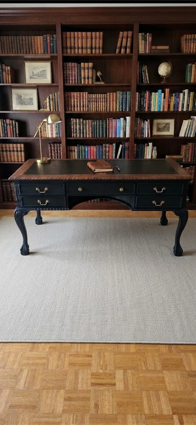 Vintage Style Claw Foot Executive Desk