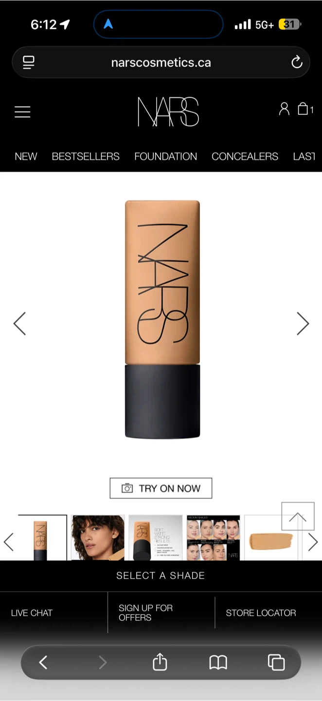 NARS Soft Matte Complete Foundation