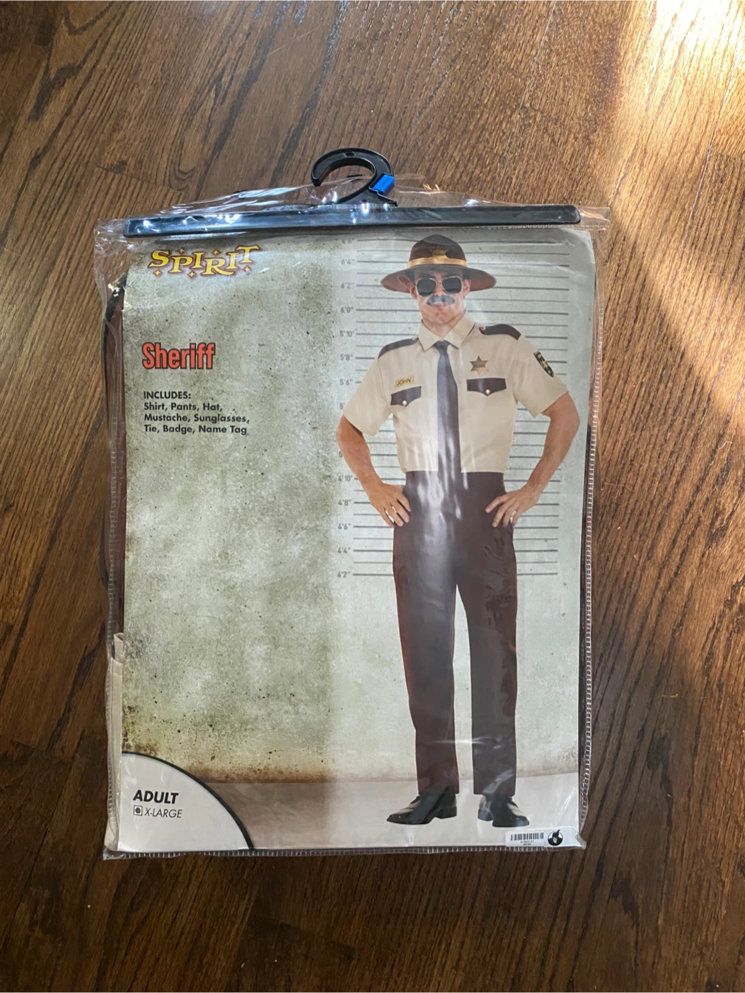 Spirit Halloween Sheriff Costume, Size XL