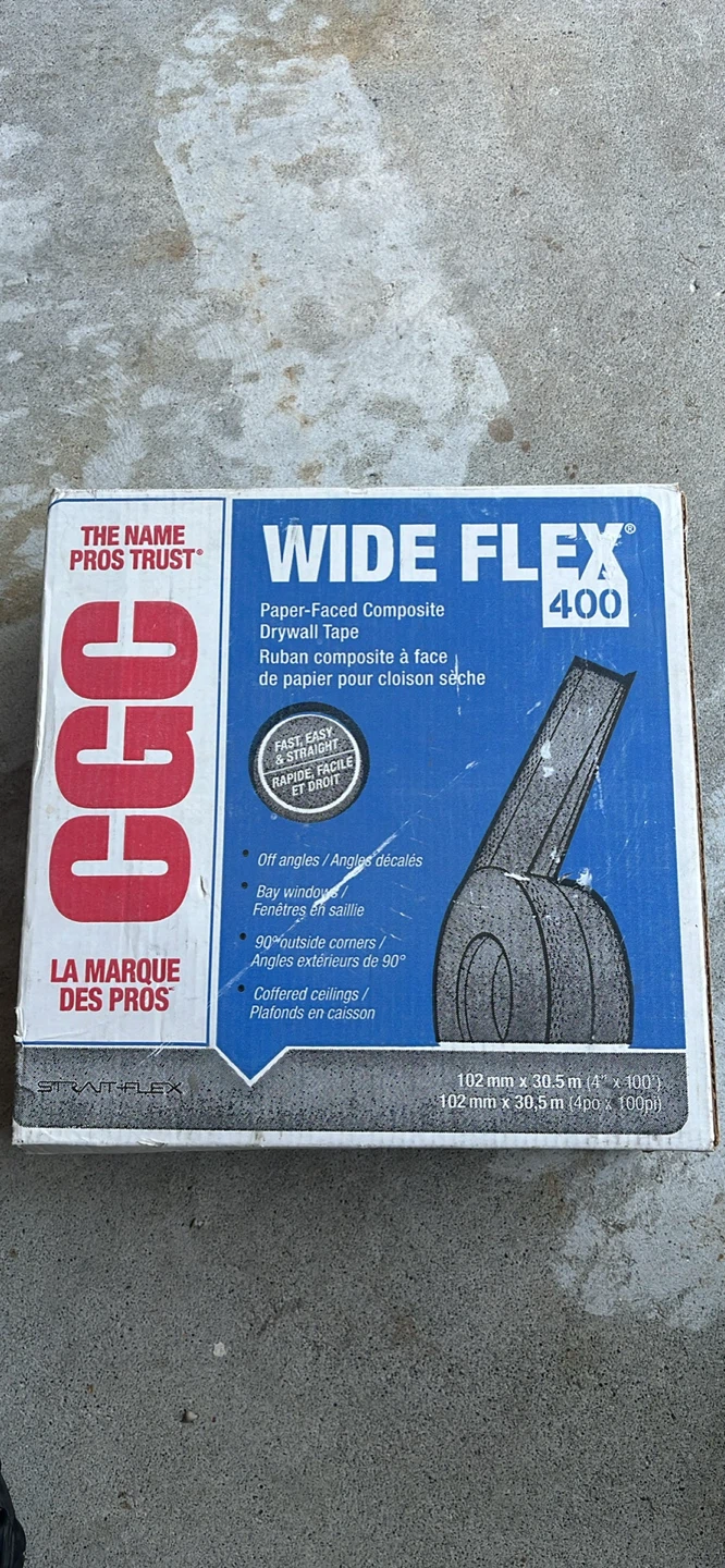 CGC Wide-Flex 400 Paper-Faced Composite Drywall Tape - photo 2