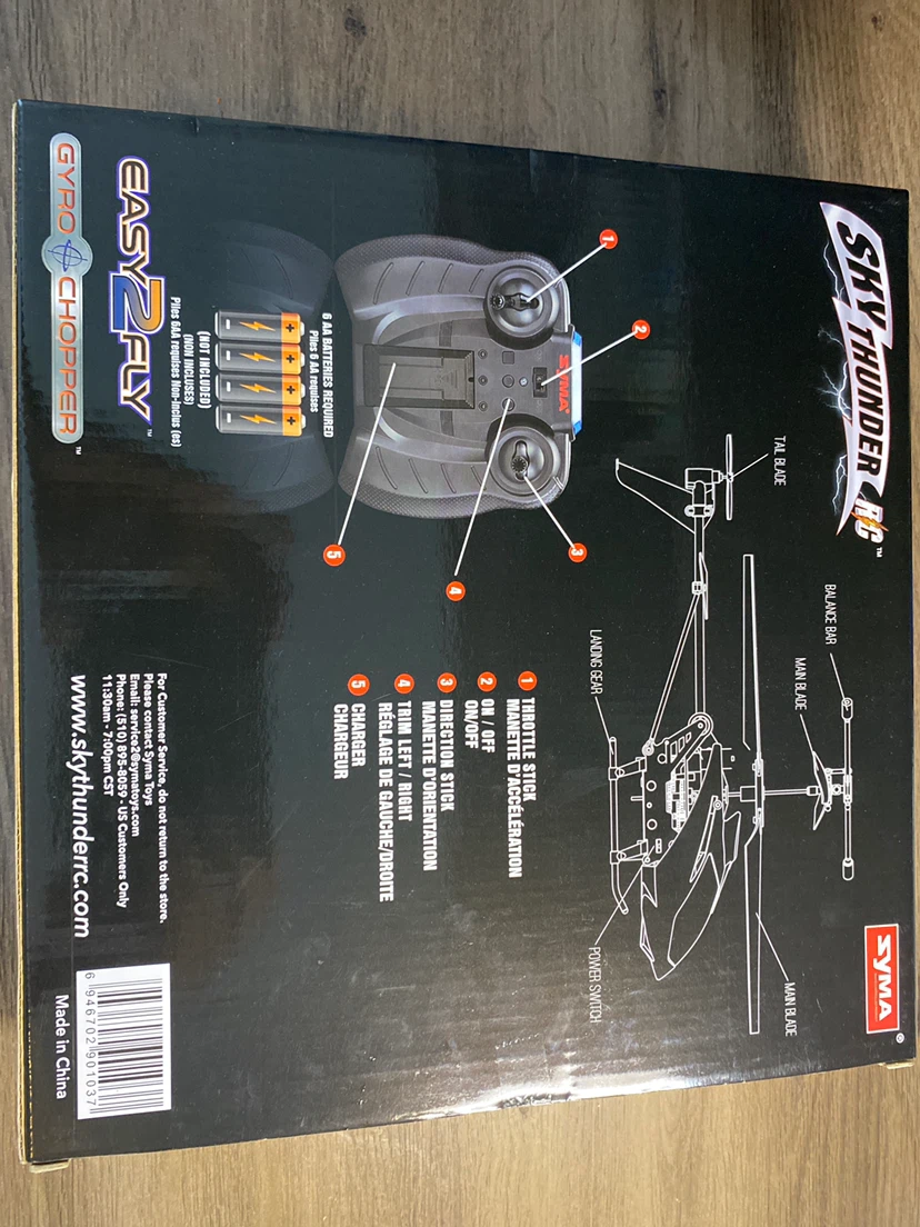 Syma Sky Thunder S2 Skymaster RC Helicopter - photo 2