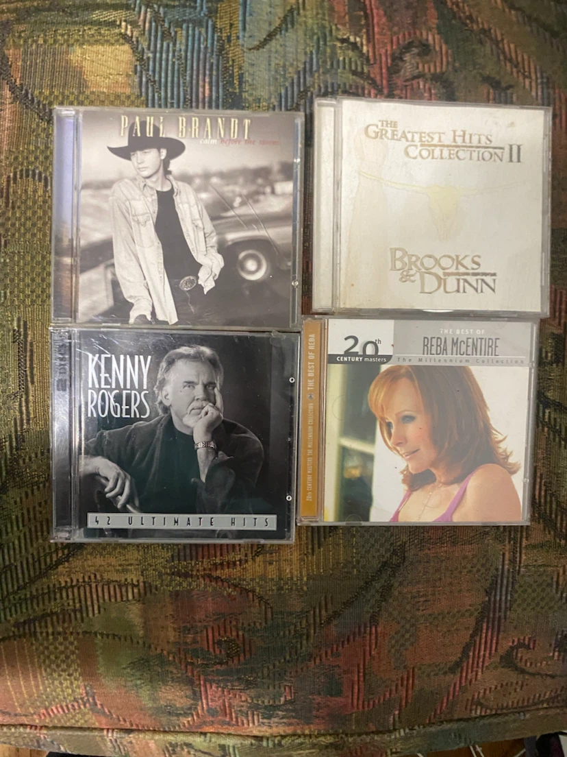 Set of 4 Country Music CDs