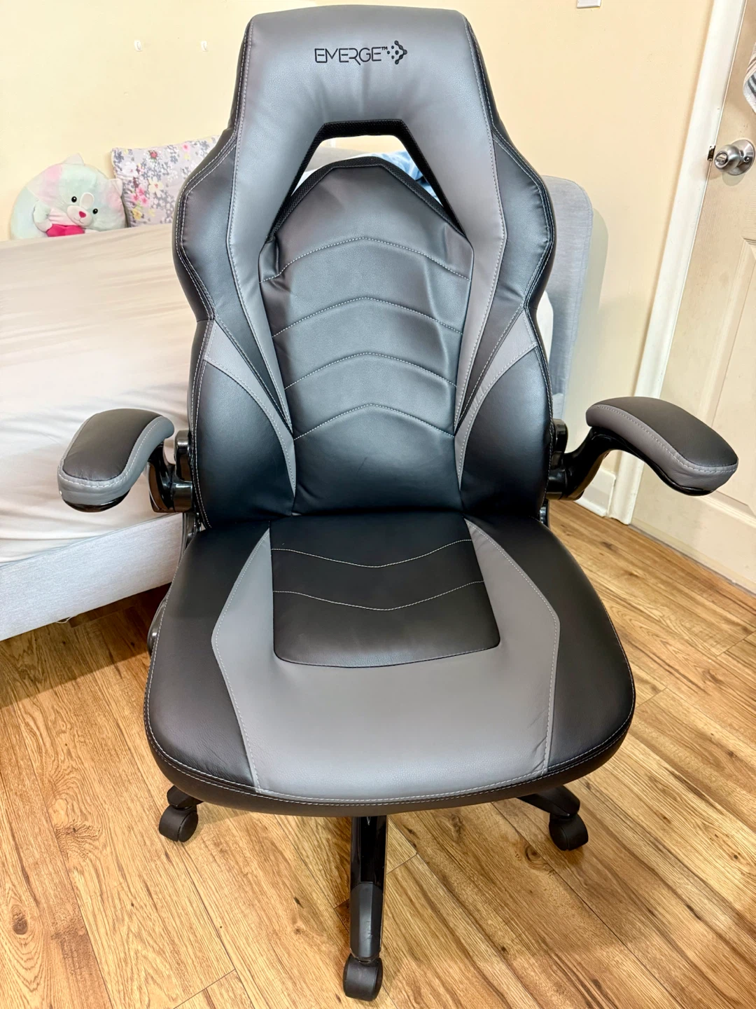 Emerge Gaming Chair Black and Grey