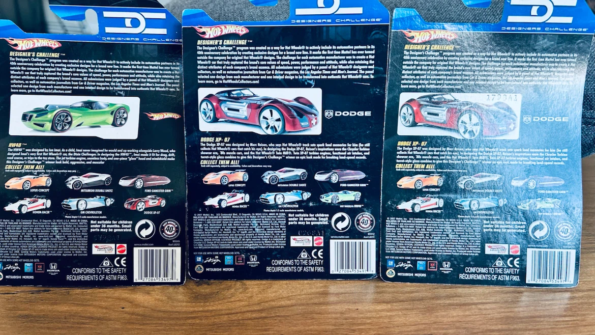 2008 Hot Wheels Designer’s Challenge – 3 Collectible Cars - photo 5