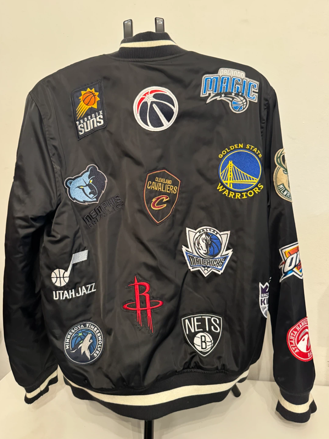 NBA All-Team Patched Varsity Jacket - photo 2