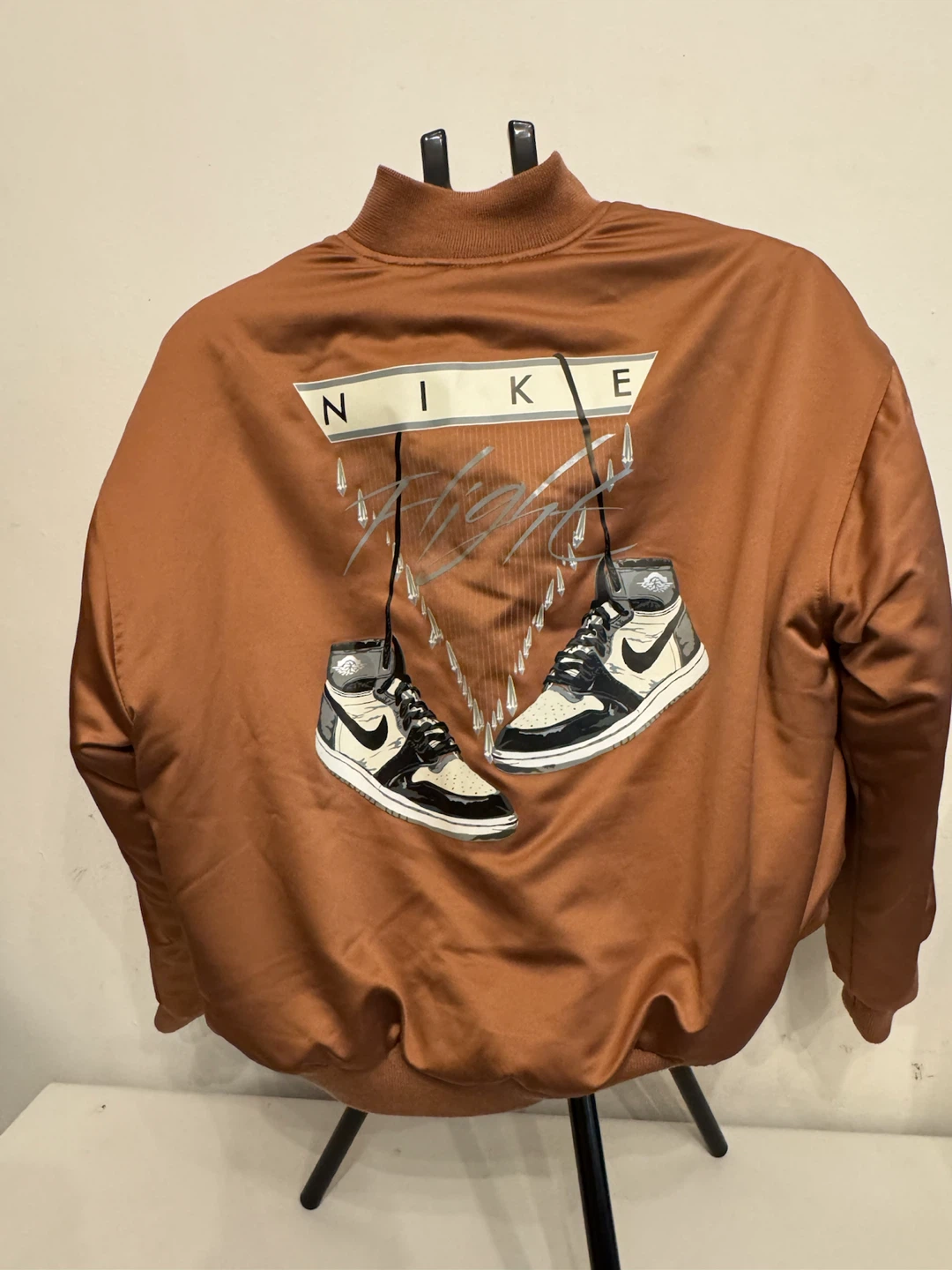 Nike Jordan Flight Renegade Jacket in light brown