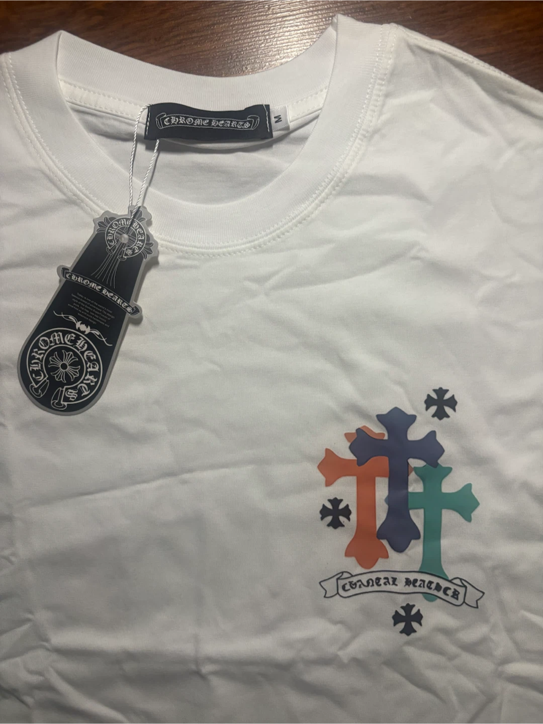 Chrome Hearts Floral T-Shirt - photo 3