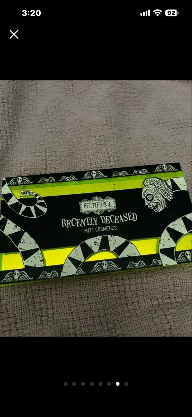 Melt Cosmetics Beetlejuice Recently Deceased Palette