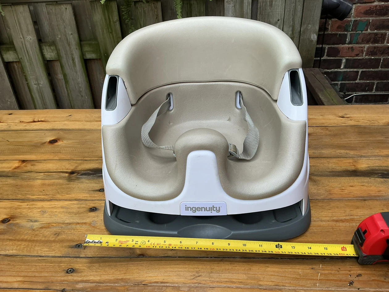 INGENUITY Beige/Tan Toddler Booster Seat !