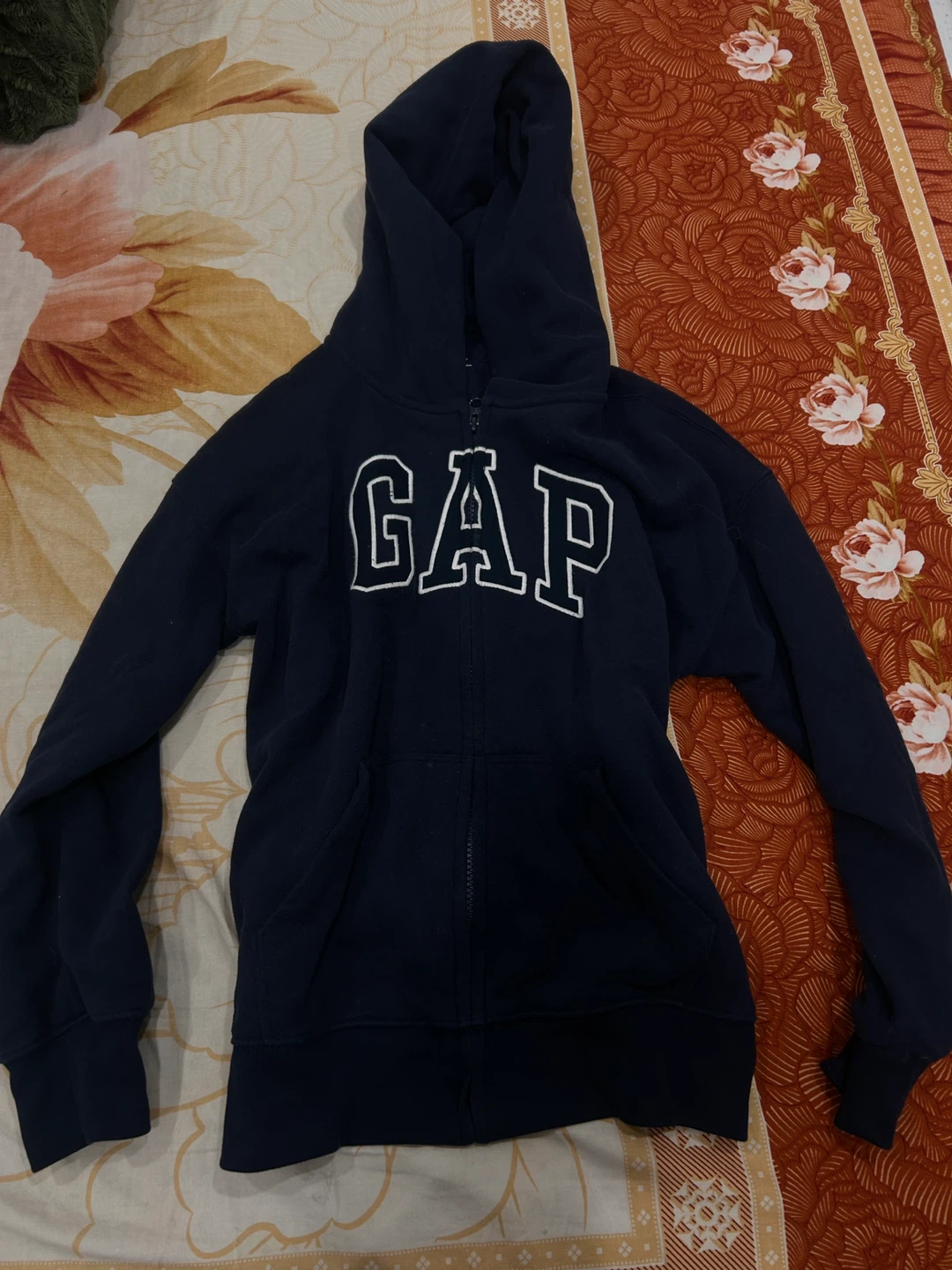 Navy Blue Gap Zip-Up Hoodie