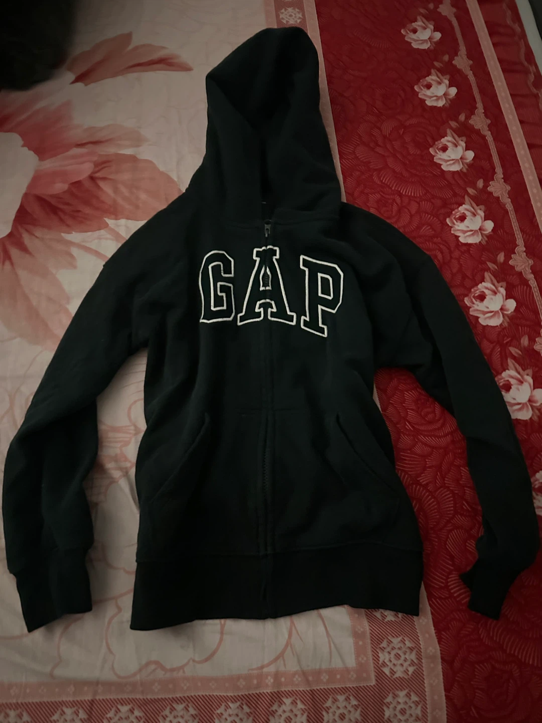 Navy Blue Gap Zip-Up Hoodie - photo 3