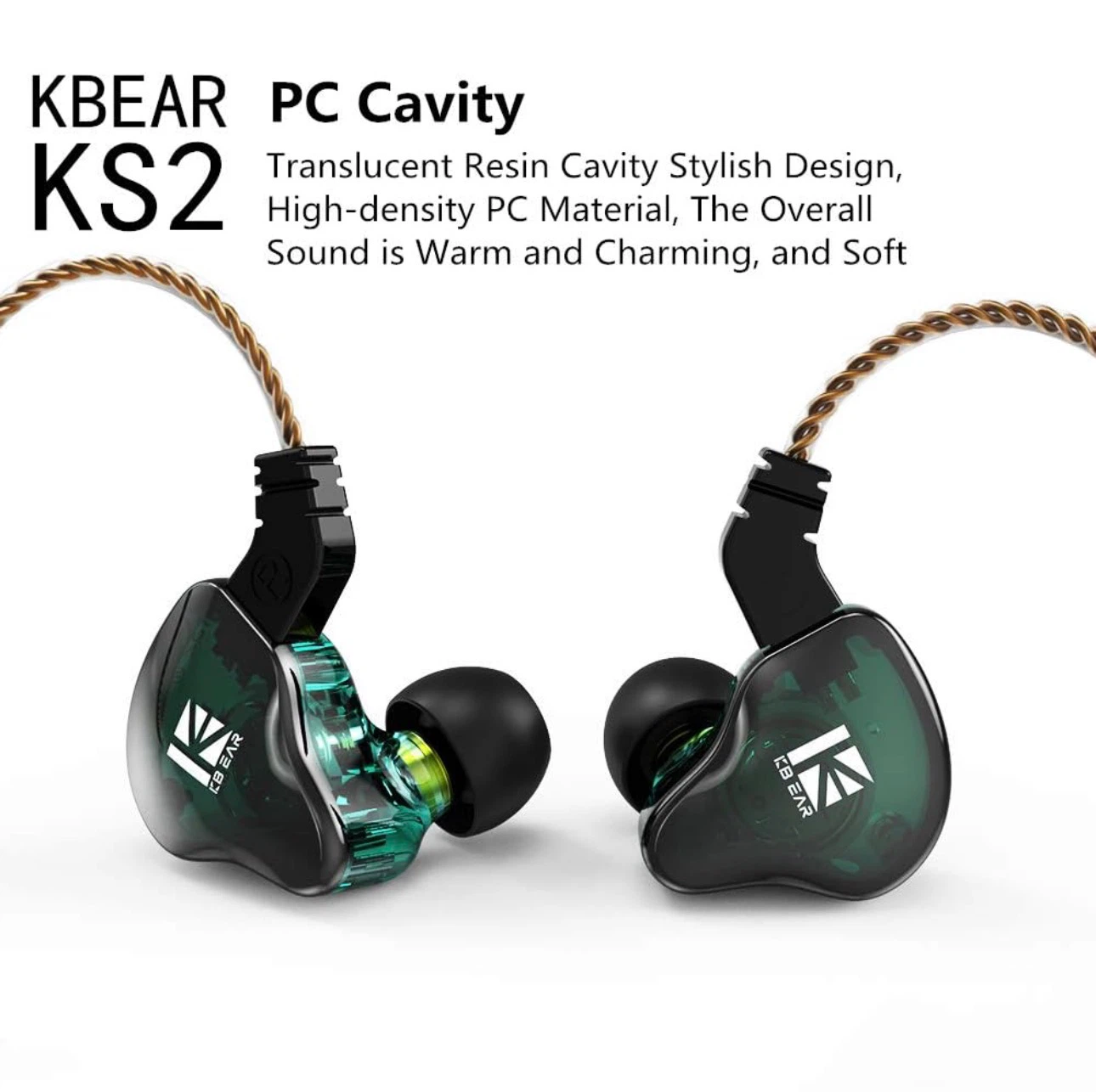 KBEAR KS2 In-Ear Monitor Headphones - photo 3