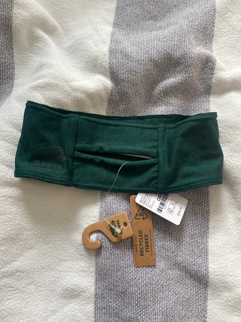 Roots Wide Headband - Varsity Green - photo 2
