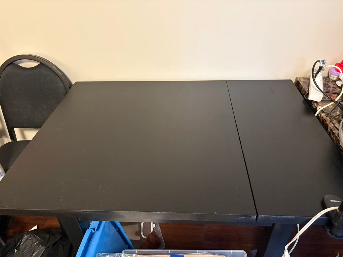 Black Dining Table and 4 Chairs
