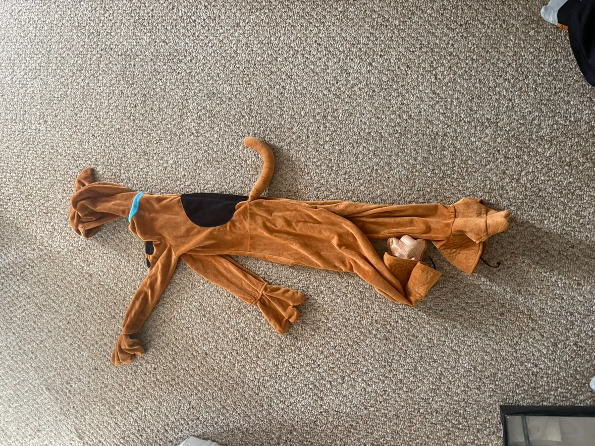 Scooby-Doo Onesie Costume Size 5-6T - photo 2
