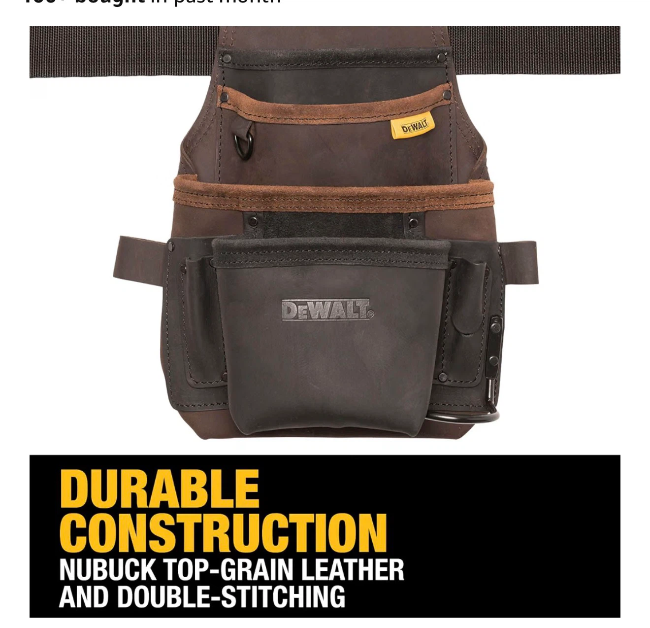 DeWalt Leather Tool Pouch and Belt - photo 2