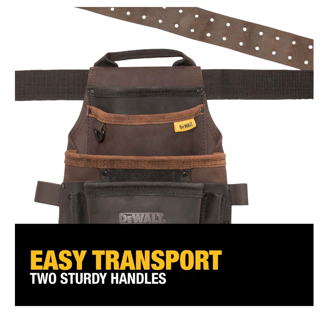 DeWalt Leather Tool Pouch and Belt - photo 3