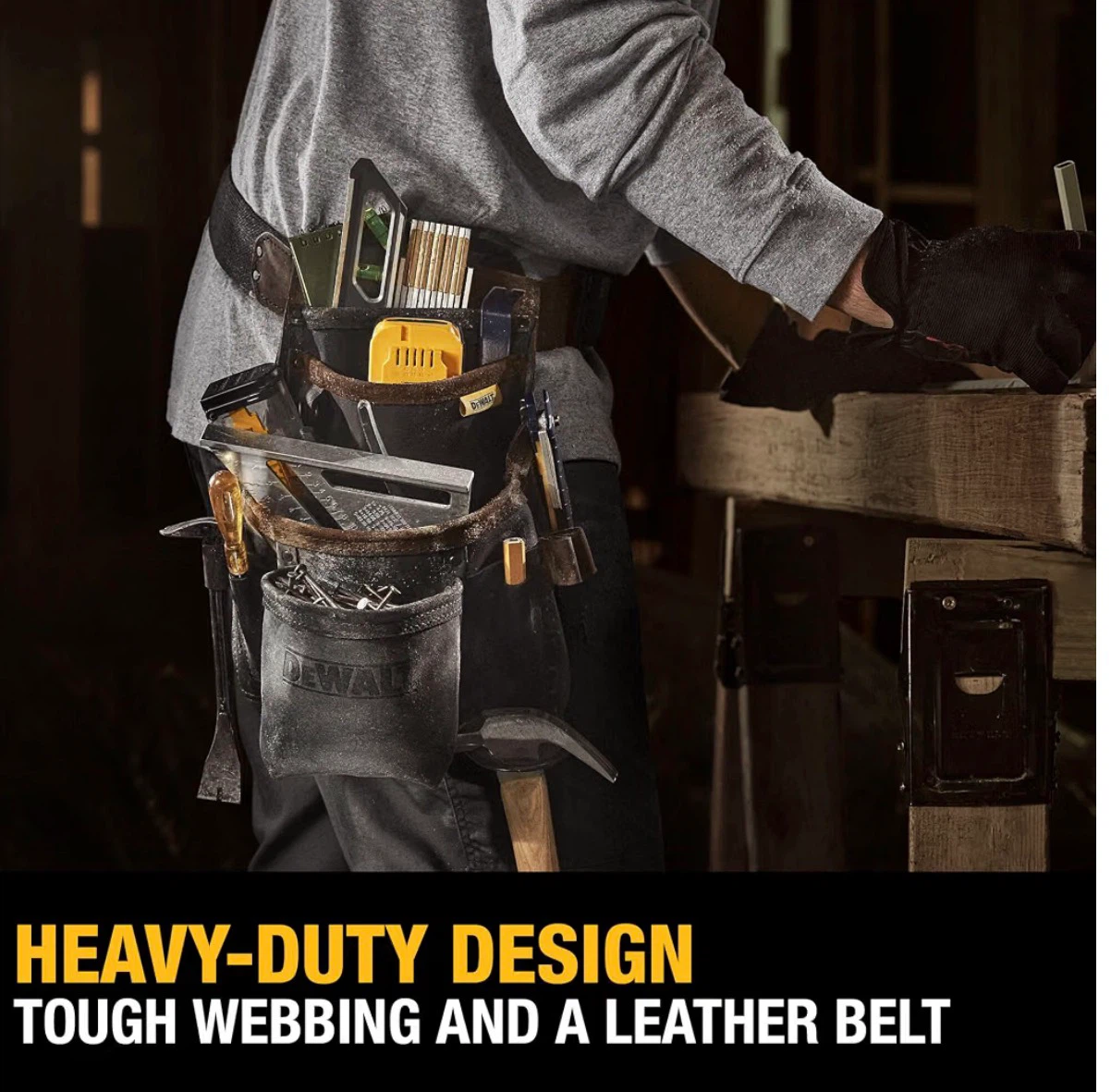 DeWalt Leather Tool Pouch and Belt - photo 5
