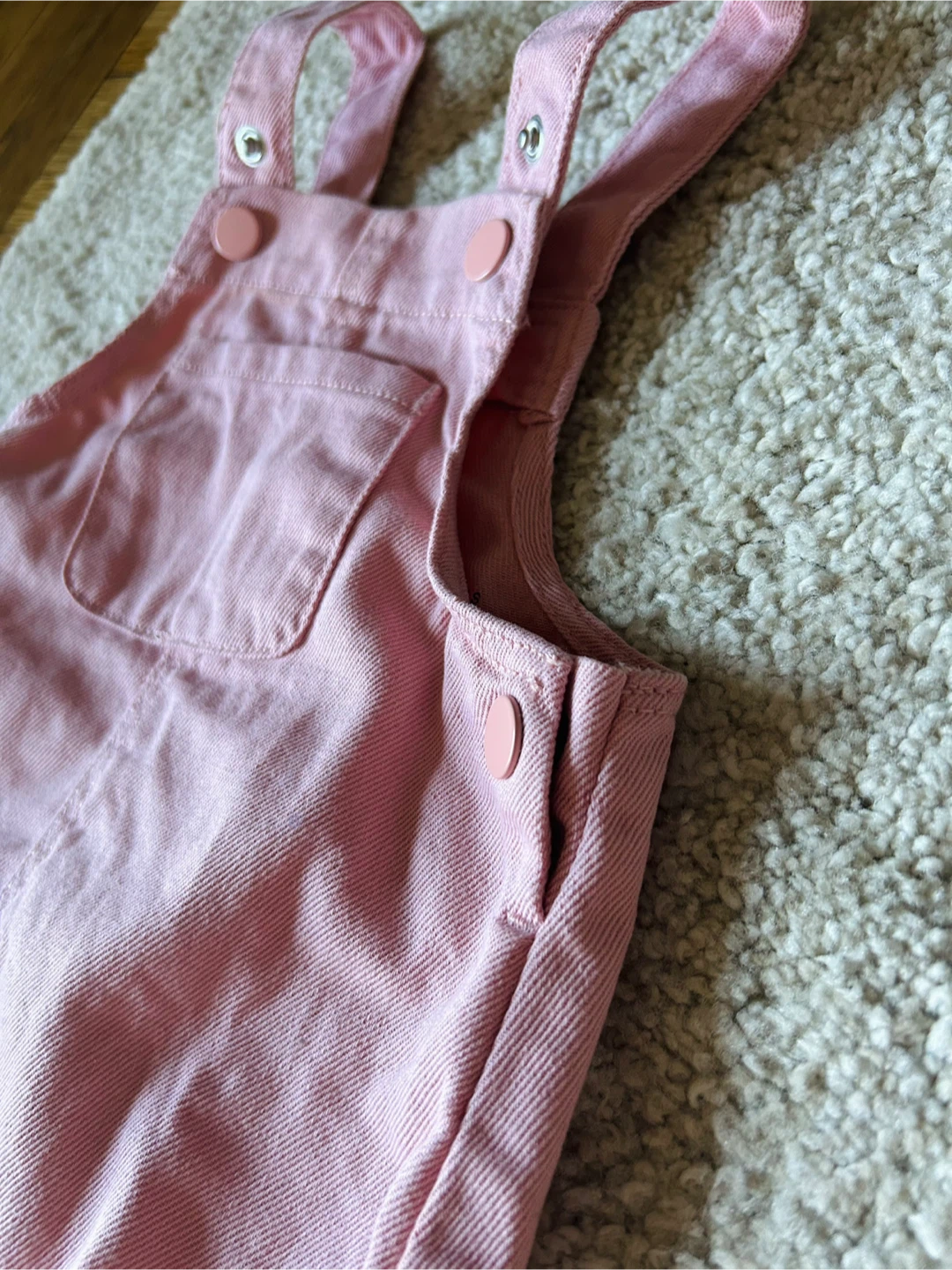 Primark Baby Pink Denim Overall Dress - photo 5