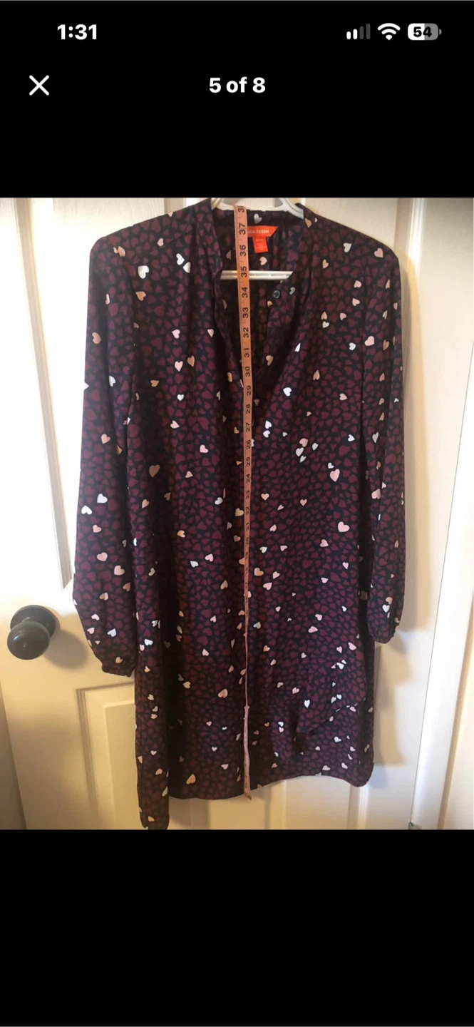Cute dress/top with hearts pattern, size XS - photo 4