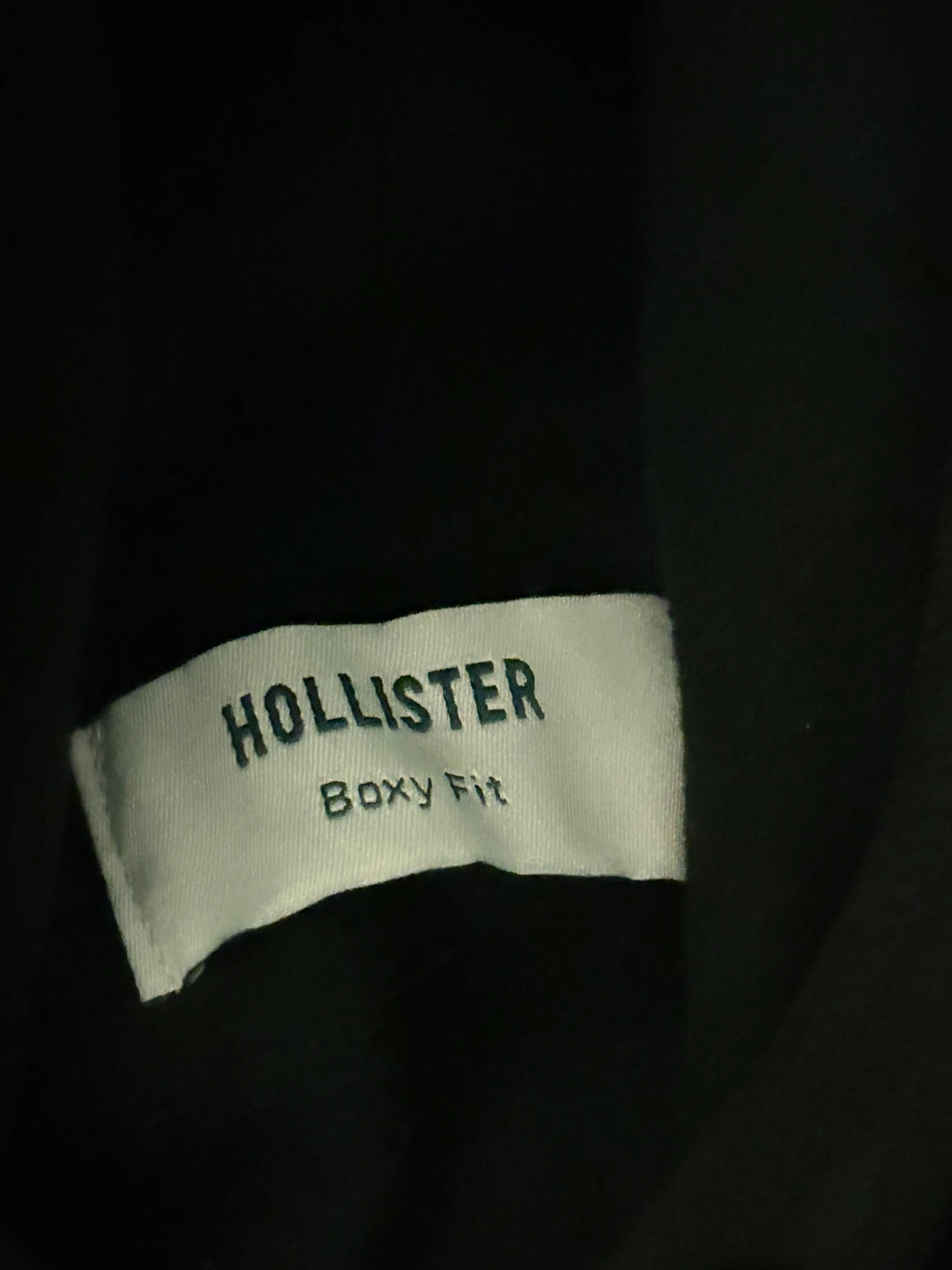 Hollister Boxy Fit Black Hoodie - photo 2