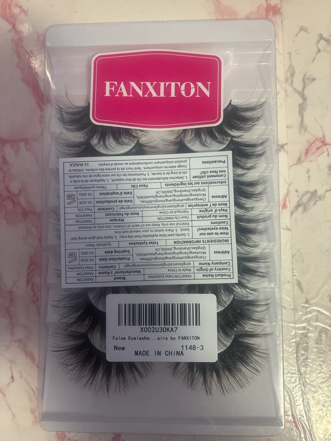 Fanxiton Fake eye lash strips
