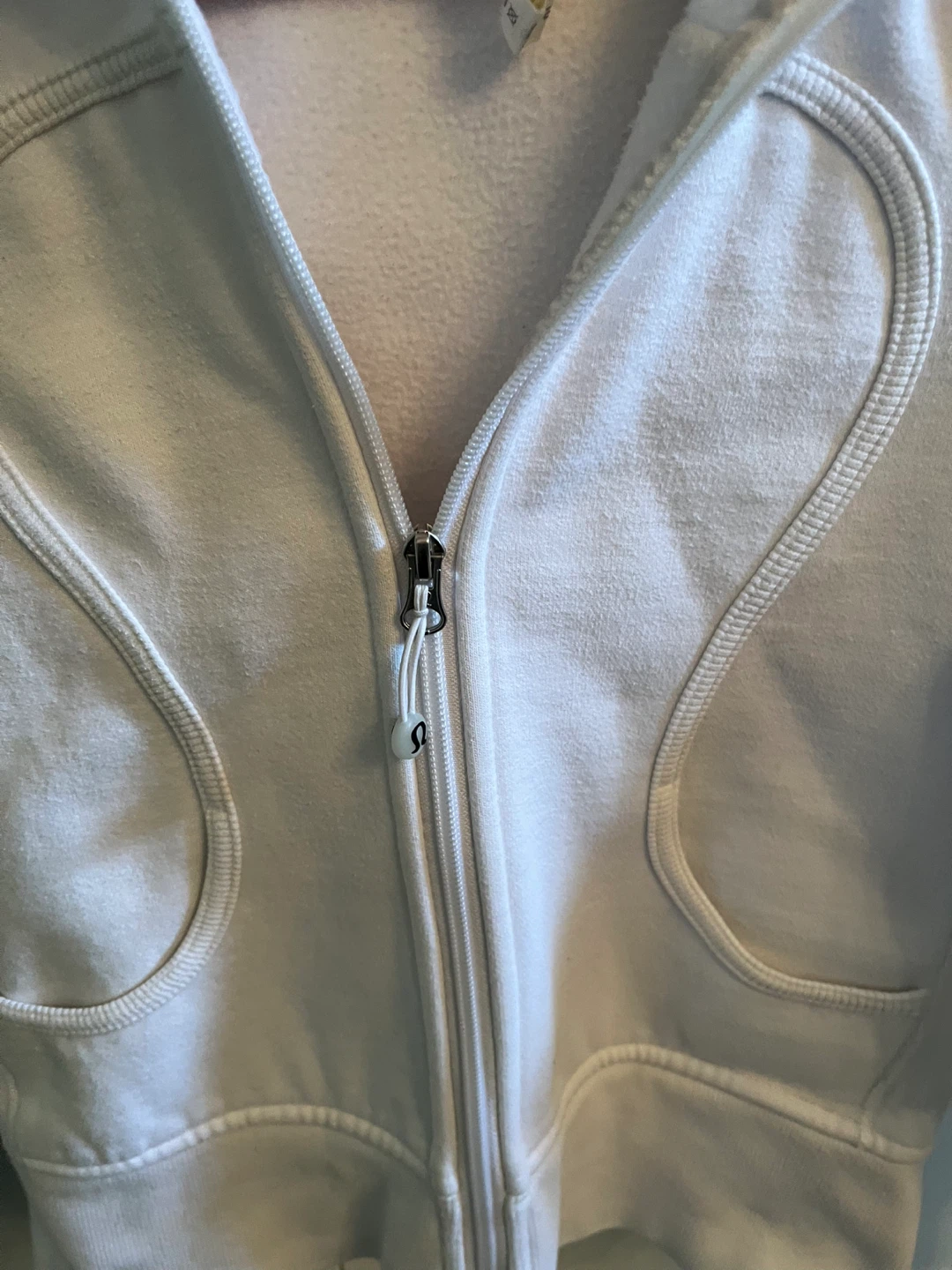 Lululemon Full Zip Hoodie White - photo 2