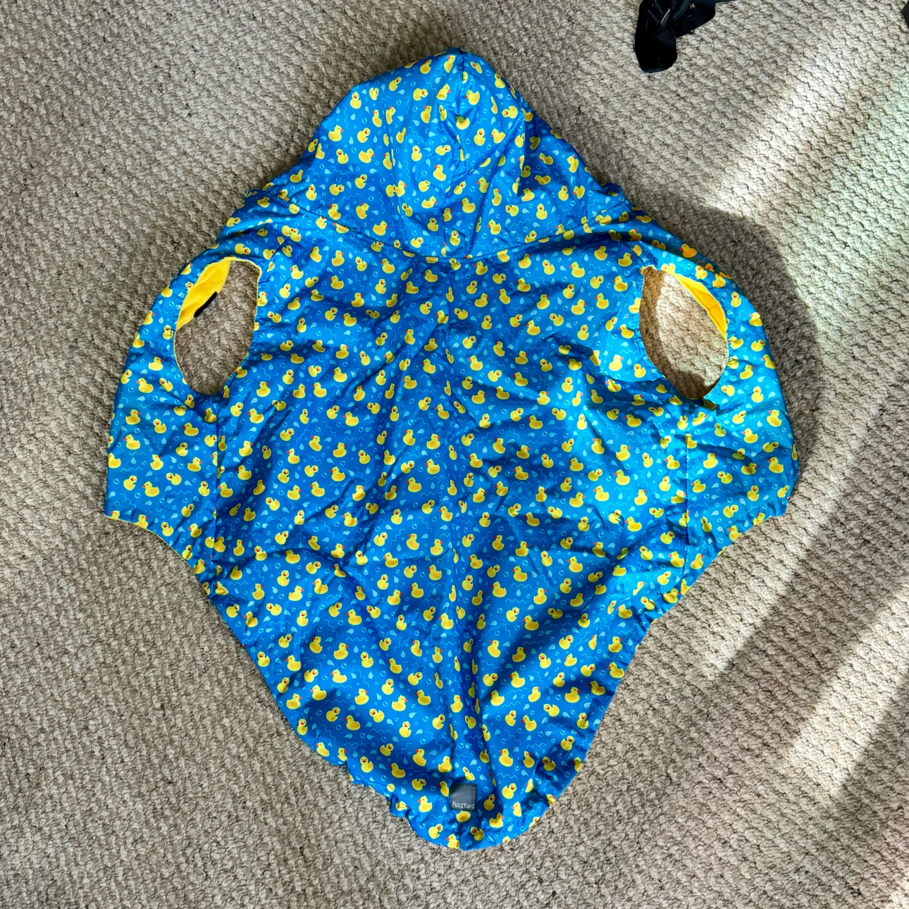FuzzYard Duck Print Dog Raincoat - photo 2