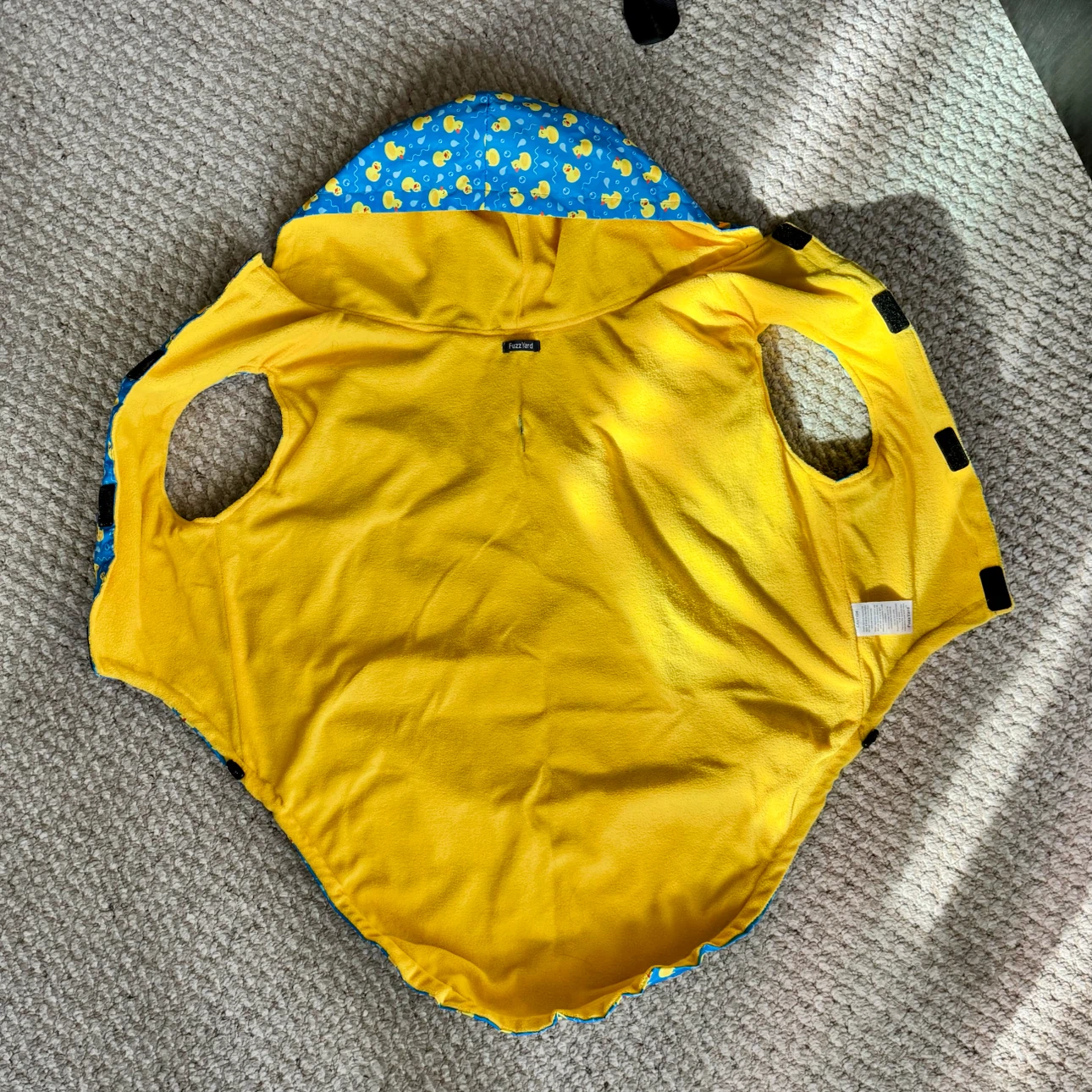 FuzzYard Duck Print Dog Raincoat - photo 3