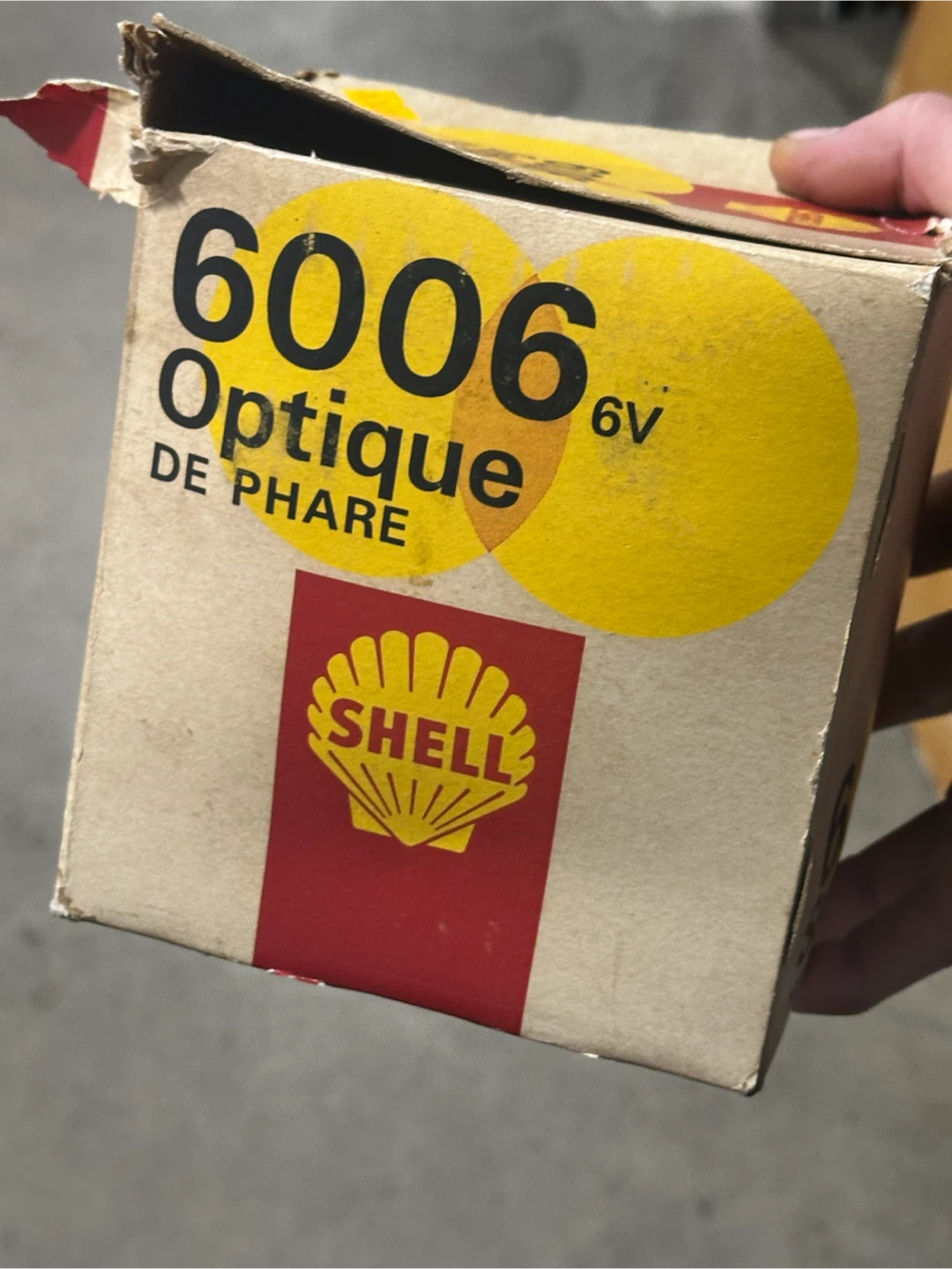Vintage Shell 6006 6V Headlamp (With Box - photo 2