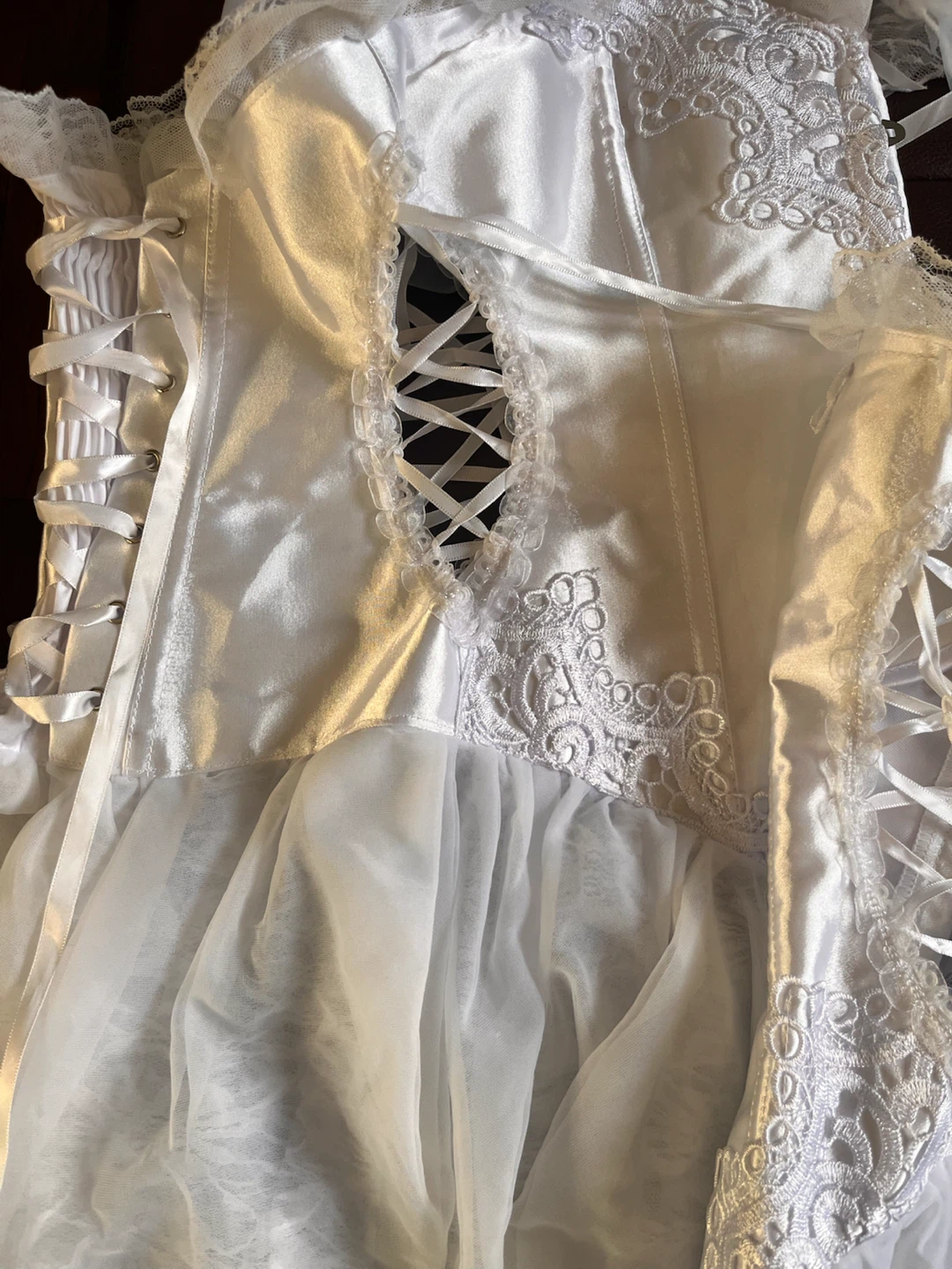 NEW $25 each White Corset Top with Lace Detail - photo 3