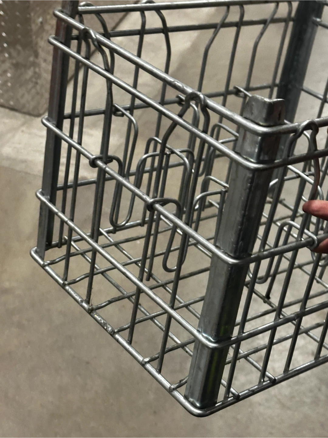 Heavy-Duty Wire Bottle Crate