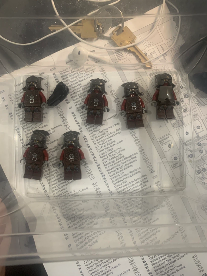 LEGO URUK HAI MINIFIG LOT