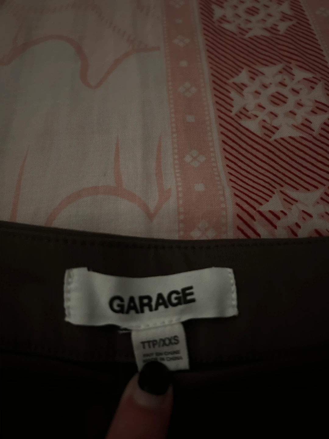 Garage brown mini skirt - photo 3