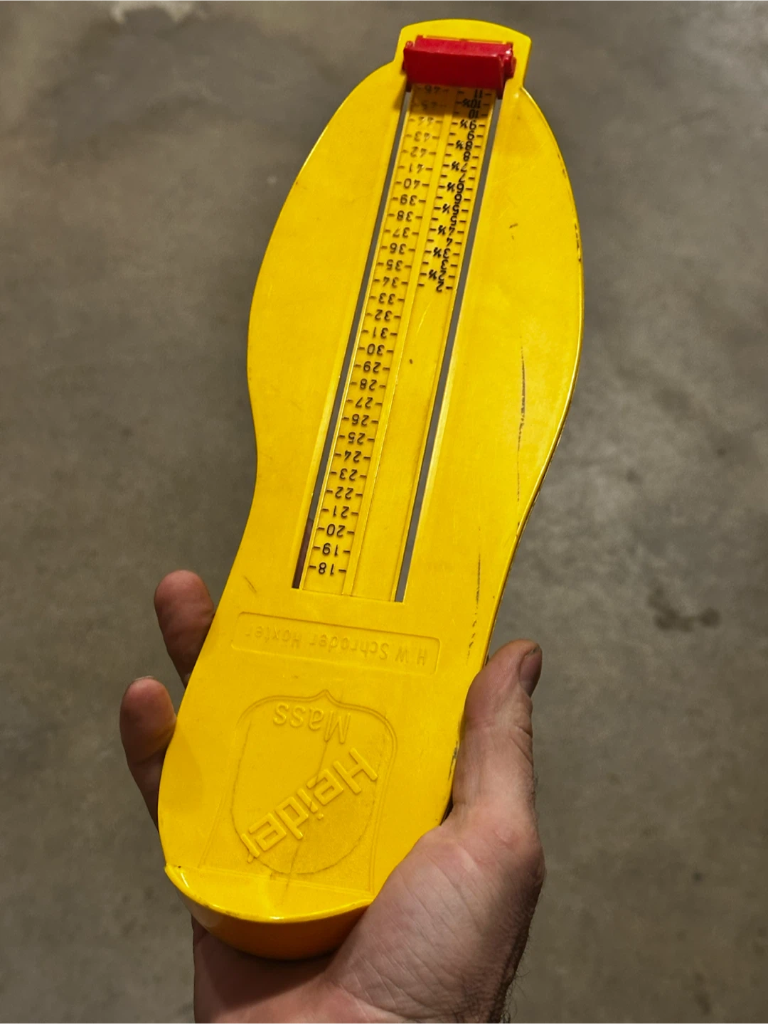 Heider Maß Plastic Shoe Sizer
