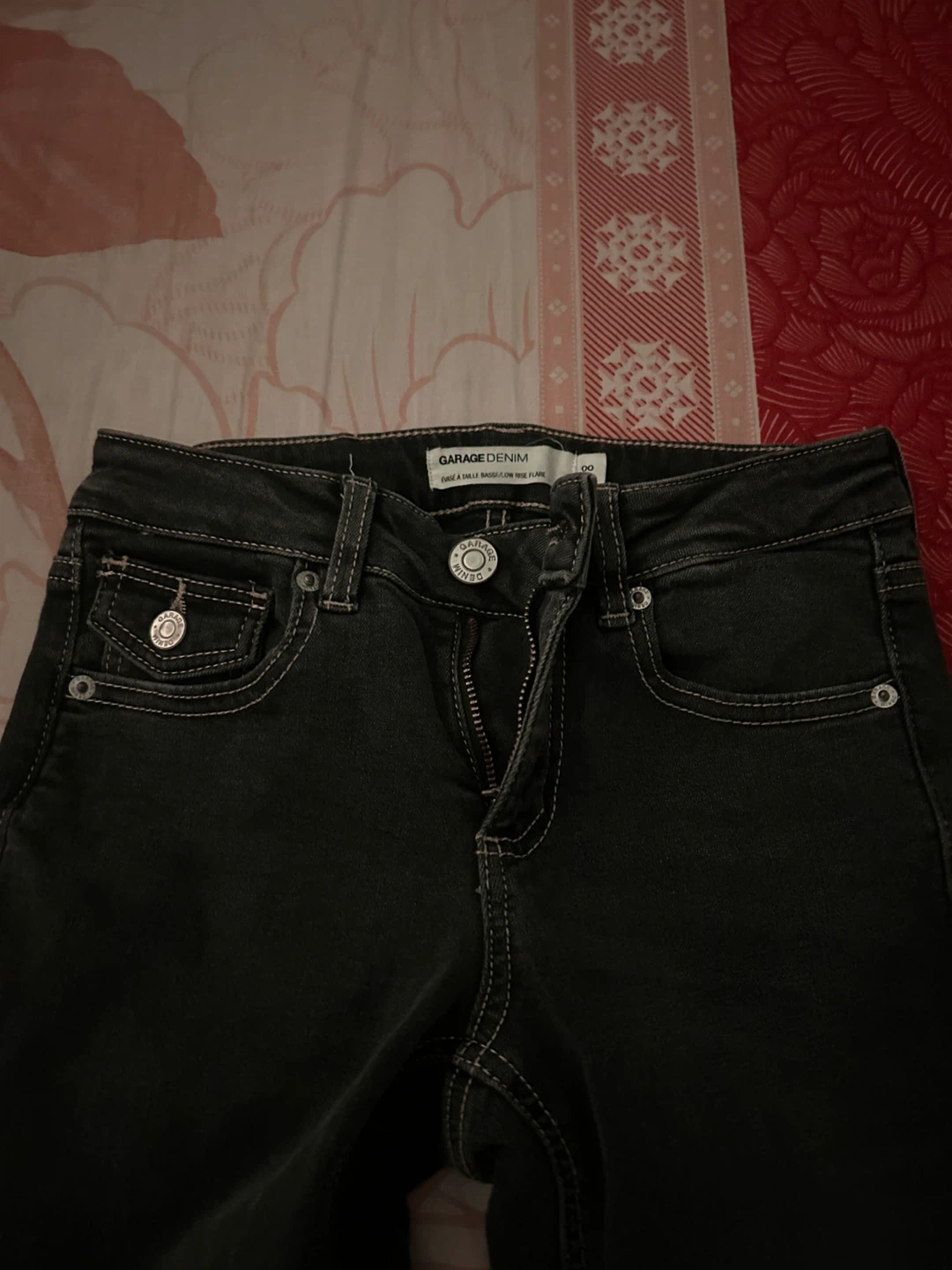 Garage Denim Low Rise Flare Jeans Size 00