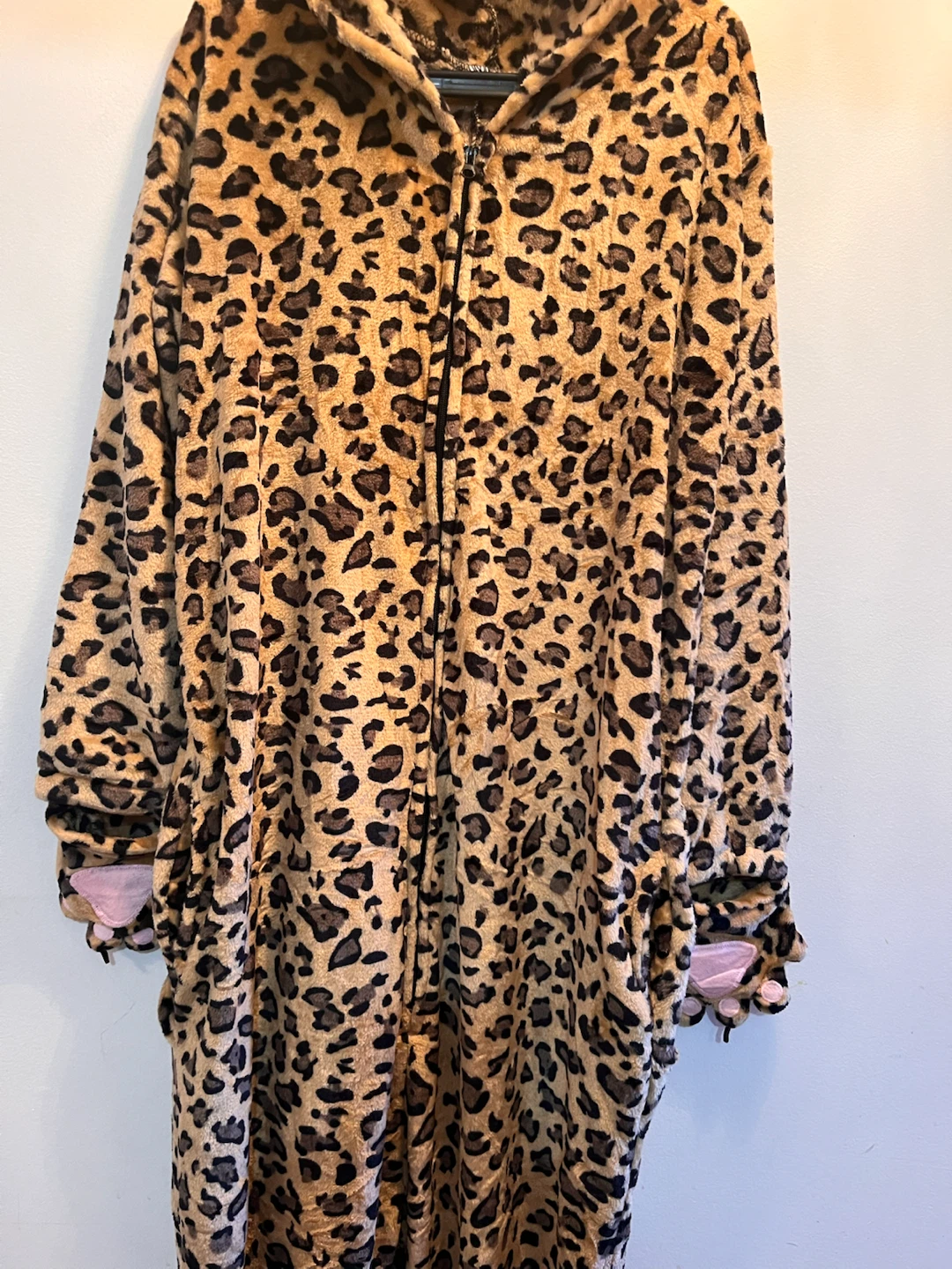NEW Leopard Print Animal Onesie Costume Size XL - photo 3